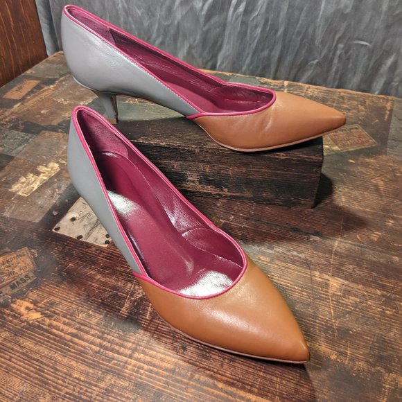Leather heels - Picture 1 of 9